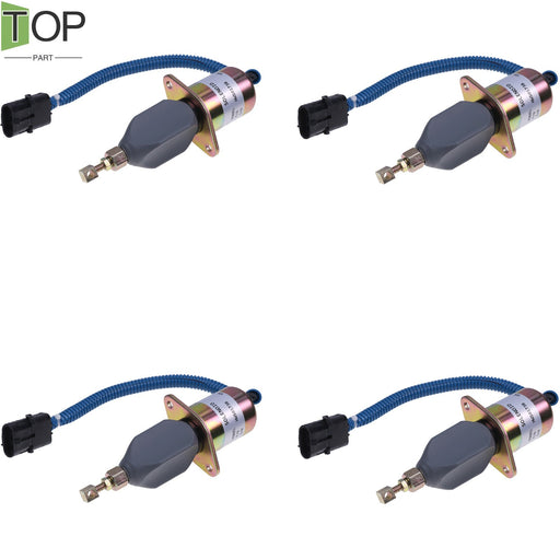 DURAFORCE 4X Fuel Shut Off Solenoid for Cummins 3934972 3832211 SA-4026-12