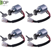 DURAFORCE 4X Ignition Key Switch for Kubota BX G M TG ZD 66101-55200 Replacement