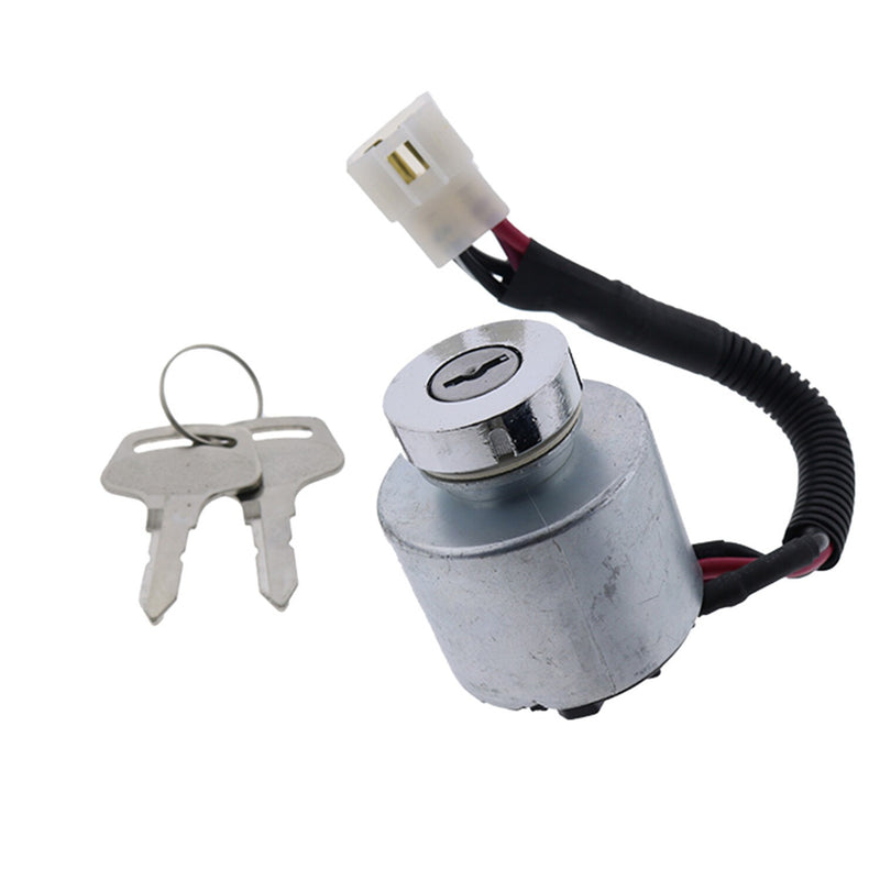 DURAFORCE 4X Ignition Key Switch for Kubota BX G M TG ZD 66101-55200 Replacement