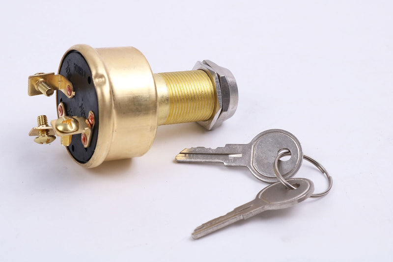 DURAFORCE Universal Boats MP39060-1 Marine Brass Ignition Switch New Replacement