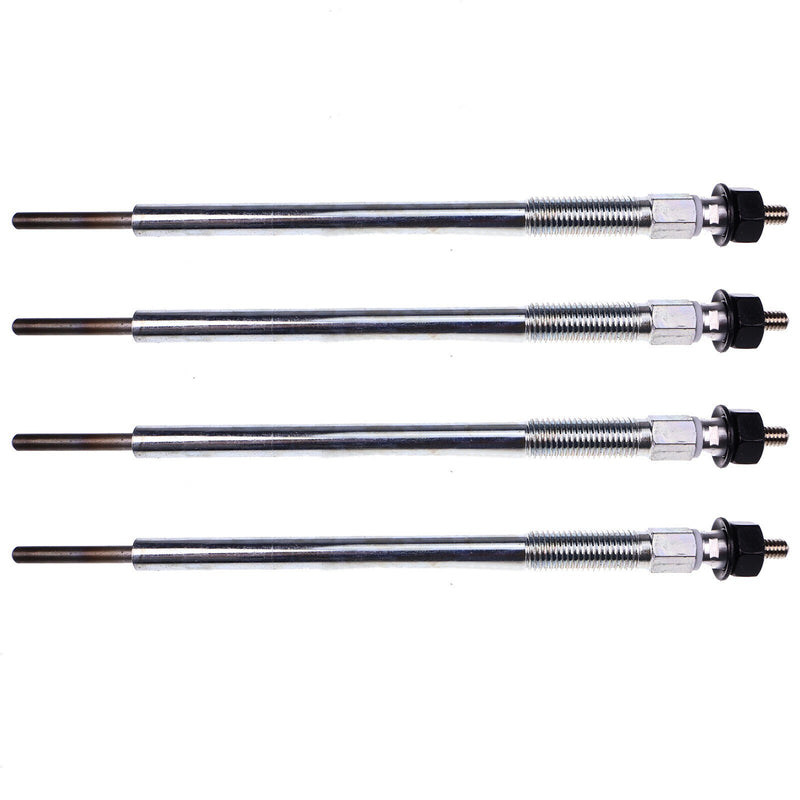 DURAFORCE 4X Glow Plugs 7030400 for Bobcat S450-S630 & Doosan D24 Diesel Engine Parts