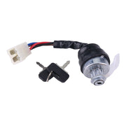 DURAFORCE Ignition Switch with 2 Keys 3699692M92 for Massey Ferguson 365 375 383 390 394