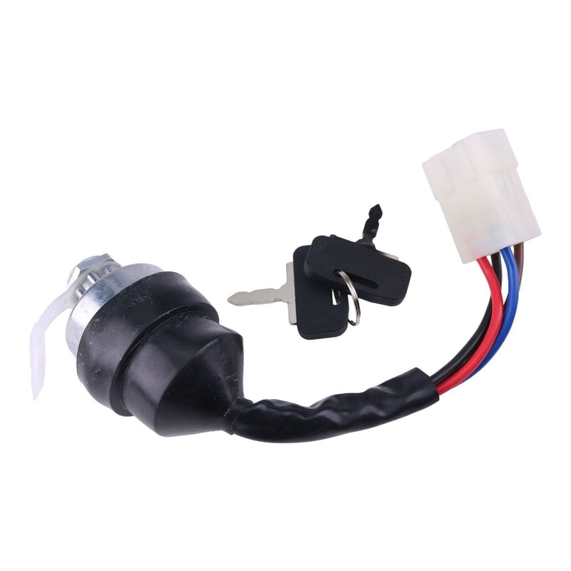 DURAFORCE Ignition Switch with 2 Keys 3699692M92 for Massey Ferguson 365 375 383 390 394