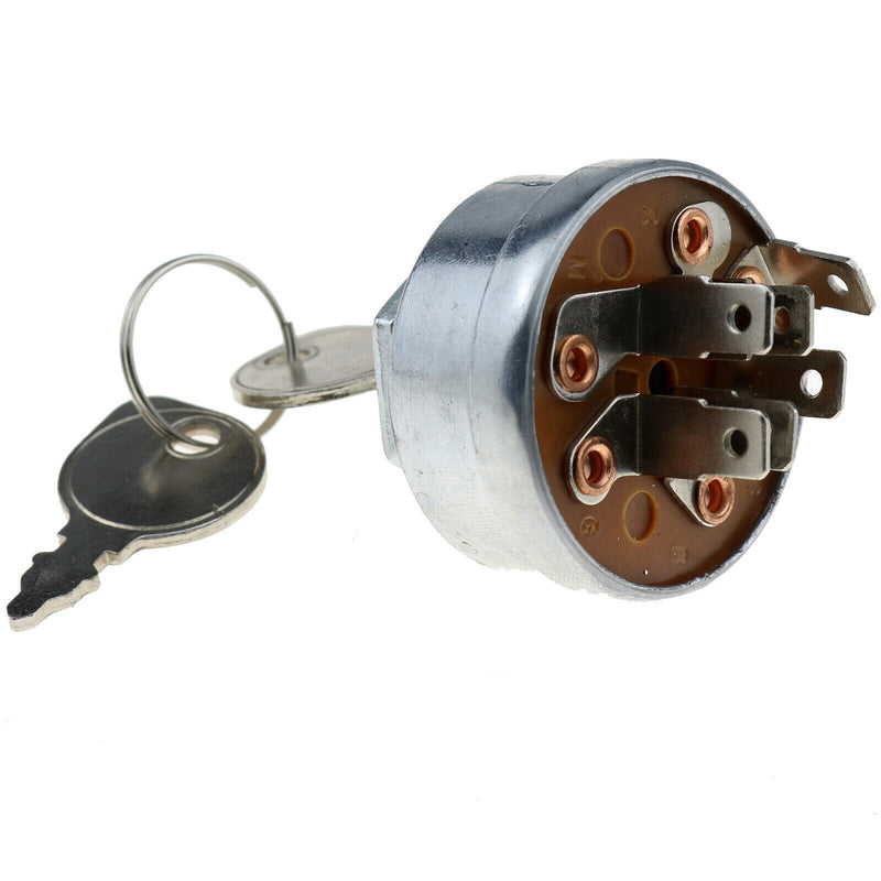 DURAFORCE John Deere GS25 GS30 Ignition Switch with Keys AM38227 Replacement Part