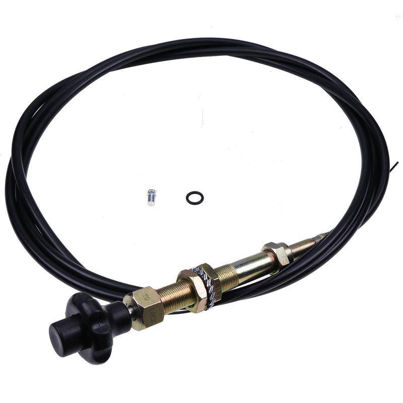 DURAFORCE 10FT Heavy Duty Vernier Locking Throttle Cable VCGTX10 for Trucks New