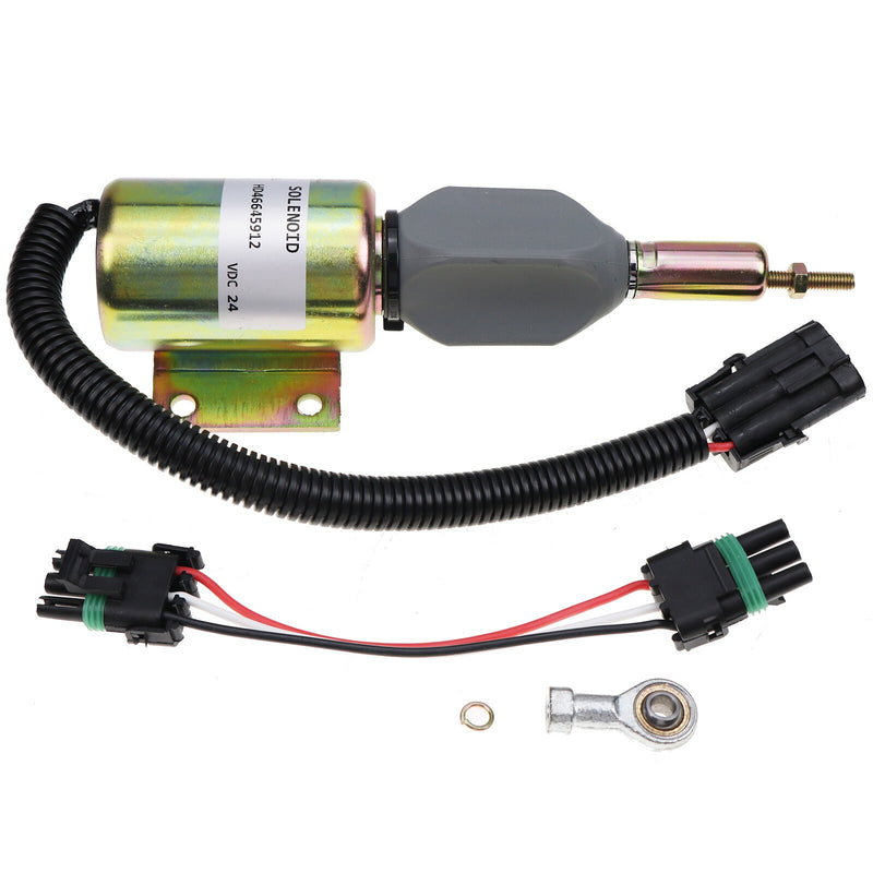 DURAFORCE 24V Fuel Shut Off Solenoid for John Deere 200LC 230LC 270LC 160LC 120 230LCR