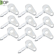 DURAFORCE (10) Ignition Keys for Lucas Ford New Holland Case Tractor T250 8223438 54324157