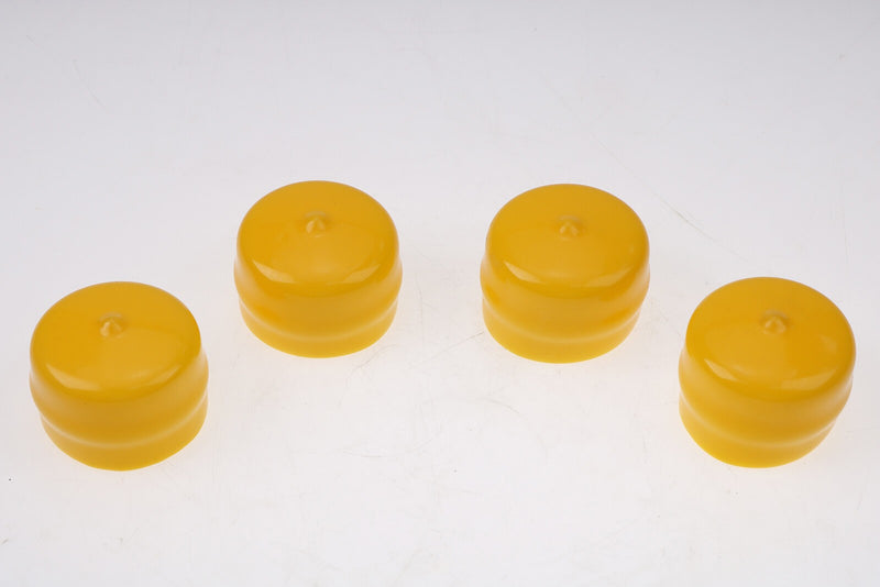 DURAFORCE (4 Pack) M143338 Front Wheel Bearing Hub Caps for John Deere Mower Tractor