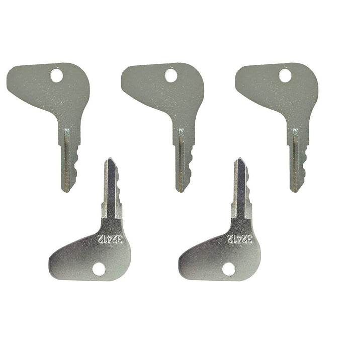 DURAFORCE 5X Kubota Tractor Ignition Keys H32412 35260-31852 M4700 M4800 M5400 MX5000