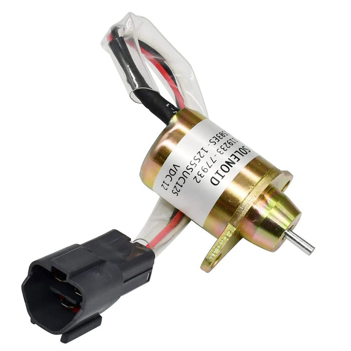 DURAFORCE 12V Stop Solenoid VOE14521915 for Volvo EC55B ECR58 EC28 EC35C EC55C EC20C