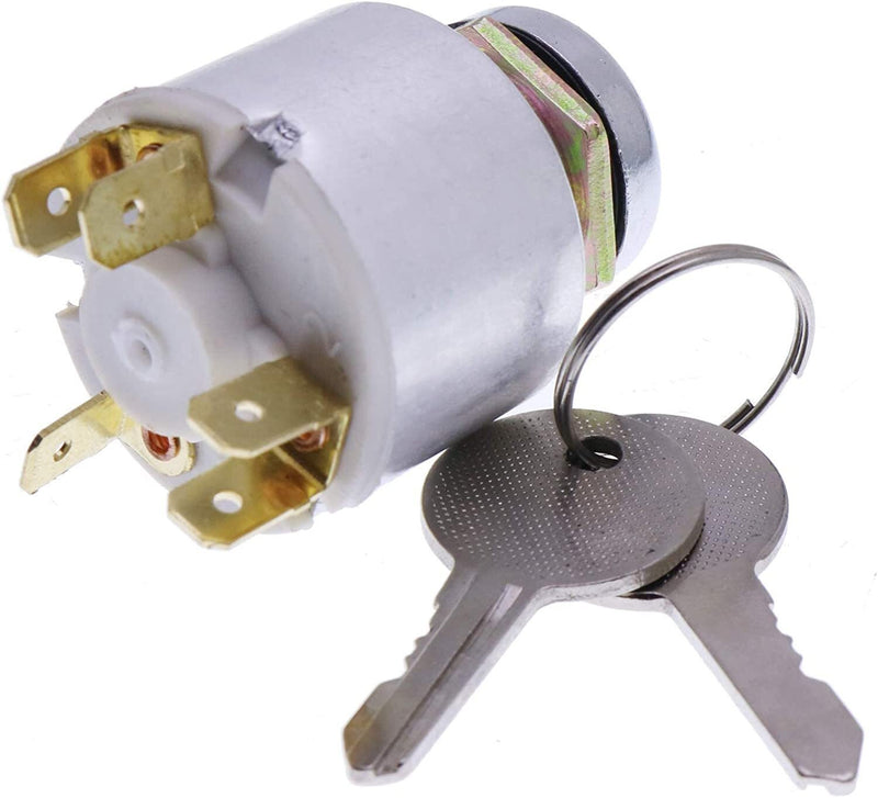 DURAFORCE Universal 31973K4183 Ignition Key Starter Switch for Car Tractor Trailer Boat
