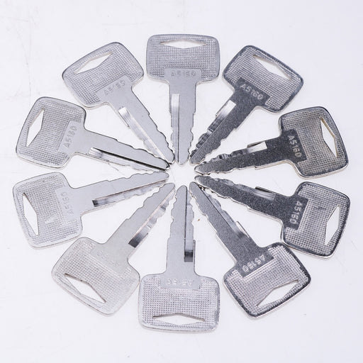 DURAFORCE 10 Starter Ignition Replacement Keys #A5160 - Set of 10 Durable Keys