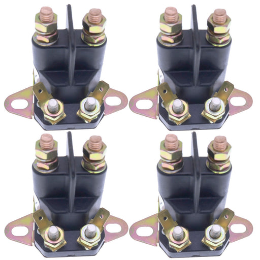 DURAFORCE 4X 12V 4-Terminal Starter Solenoid for Toro 8921221210 Replacement Parts