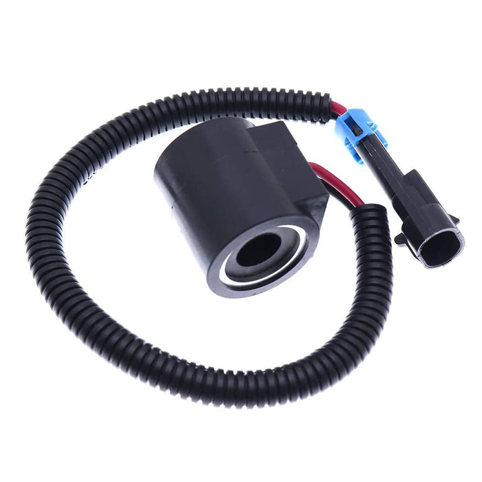 DURAFORCE 12V Solenoid Valve Coil with Connector for Bobcat Skid Steer 6309311 6671025