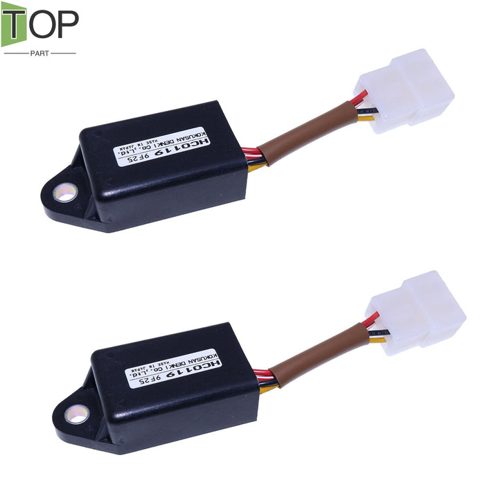 DURAFORCE 2X 129211-77920 Timer Flameout Relay for Yanmar 3TNV88 Engine Unit Parts