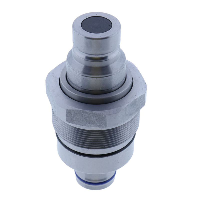 DURAFORCE John Deere AT406474 Male Flat Face Quick Coupler Fits 318E 319E 320E 323E 326E
