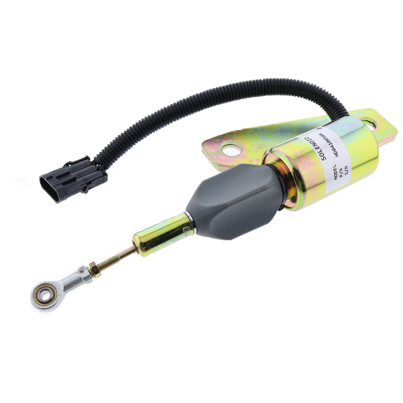 DURAFORCE New 3991624 SA-4959-12 12V Shut Off Solenoid for Cummins 6BT 5.9L Engine Hyundai