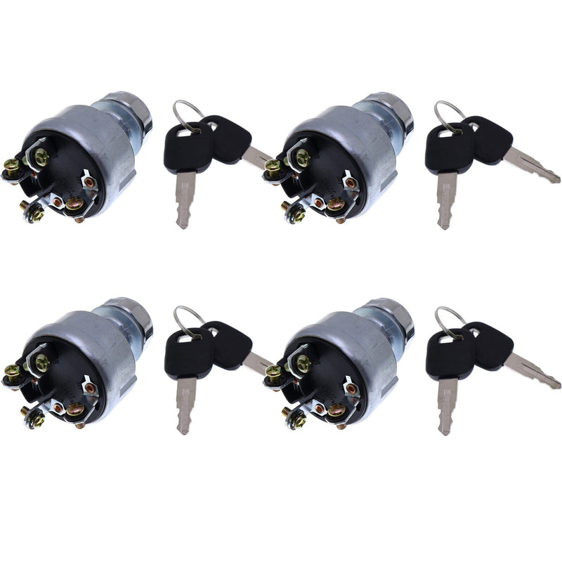DURAFORCE 4X Ignition Switch 9G-7641 for Caterpillar D300E D350E D400E AP-1000 AP-1000B