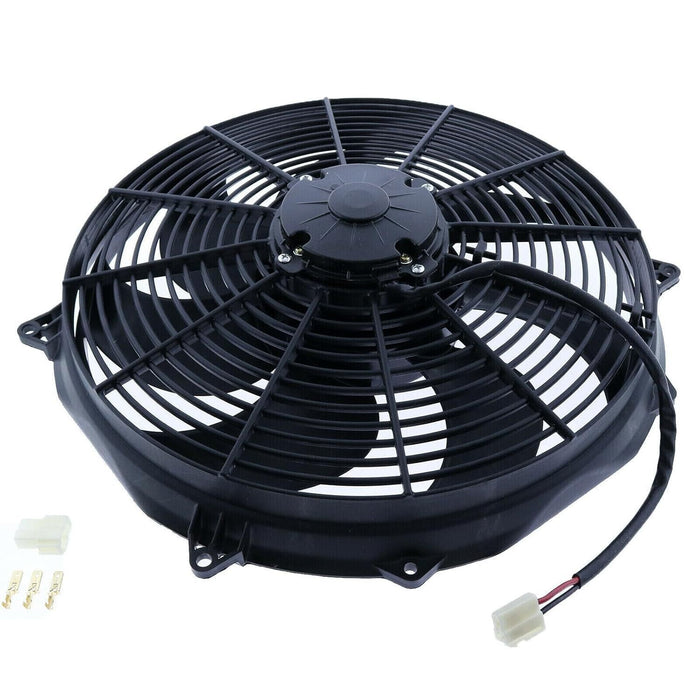 DURAFORCE 16" 12V Spal VA33-AP71/LL-65A Puller Fan with Paddle Blades New 30102082