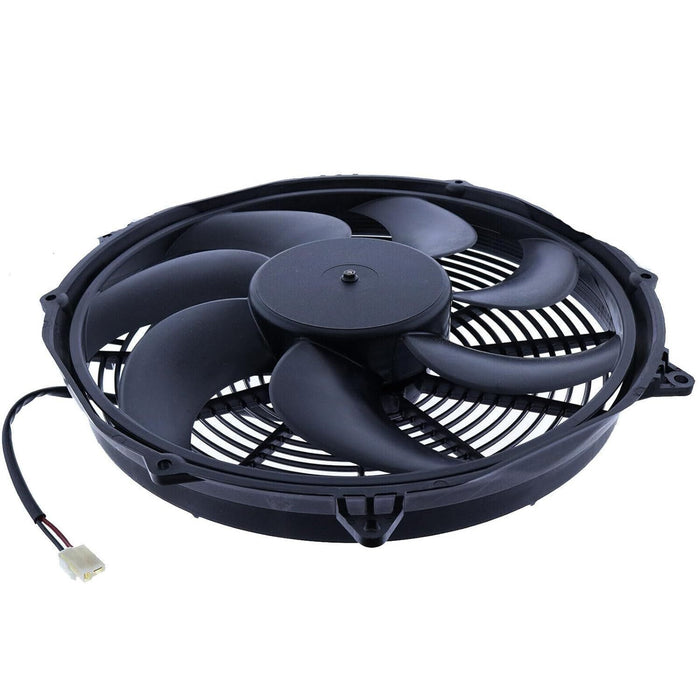 DURAFORCE 16" 12V Spal VA33-AP71/LL-65A Puller Fan with Paddle Blades New 30102082