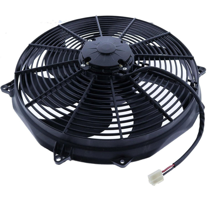 DURAFORCE 16" 12V Spal VA33-AP71/LL-65A Puller Fan with Paddle Blades New 30102082