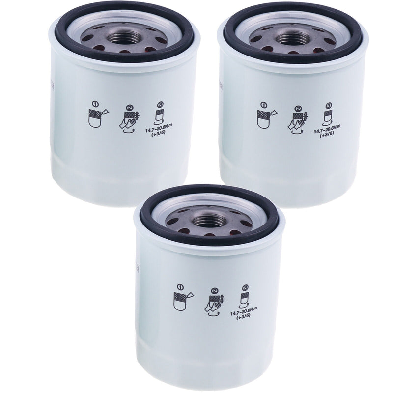 DURAFORCE Fleetguard LF3338 Engine Oil Filter 3X for BMW M3 318i 320i Audi 5000