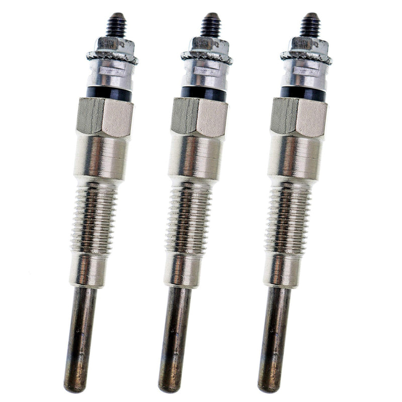DURAFORCE 3X Glow Plug 16851-65510 for Kubota D722 D902 D905 D1005 D1105 V1305 V1505