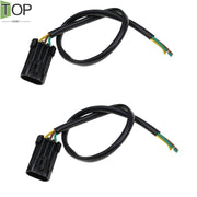 DURAFORCE 2X 3-Pin Wiper Motor Connector Plug 6730321 for Bobcat S100 S175 S205 S220 S300