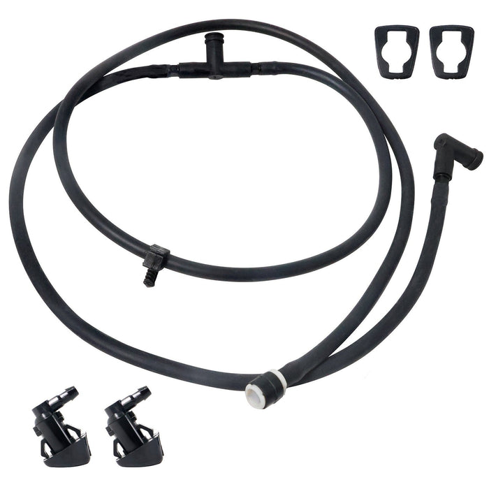 DURAFORCE Ford F250 F350 F450 Windshield Washer Hose & Nozzle 2pcs 11-16 BC3Z17K605B