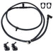 DURAFORCE Ford F250 F350 F450 Windshield Washer Hose & Nozzle 2pcs 11-16 BC3Z17K605B