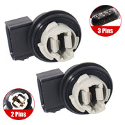 DURAFORCE 2x Front Turn Signal Light Bulb Socket Holder for Ford 2U5Z13411DA
