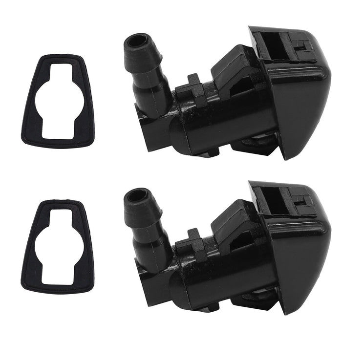 DURAFORCE 2 Windshield Wiper Washer Jets Nozzles for 2008-2010 Ford F-550 Super Duty