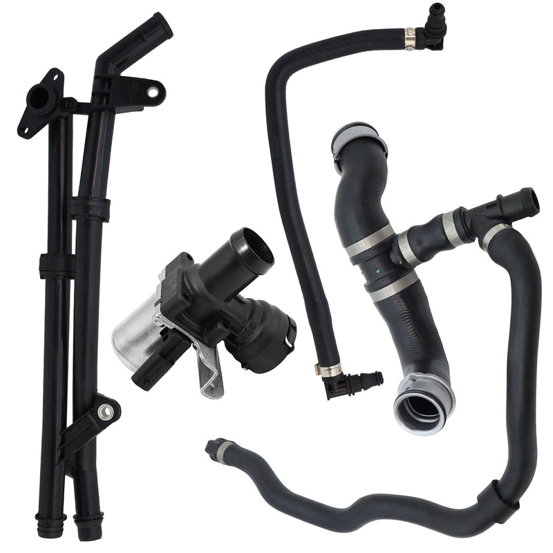 DURAFORCE Mercedes-Benz C250 2012-2015 Engine Coolant Pipe & Heater Control Valve Kit L4