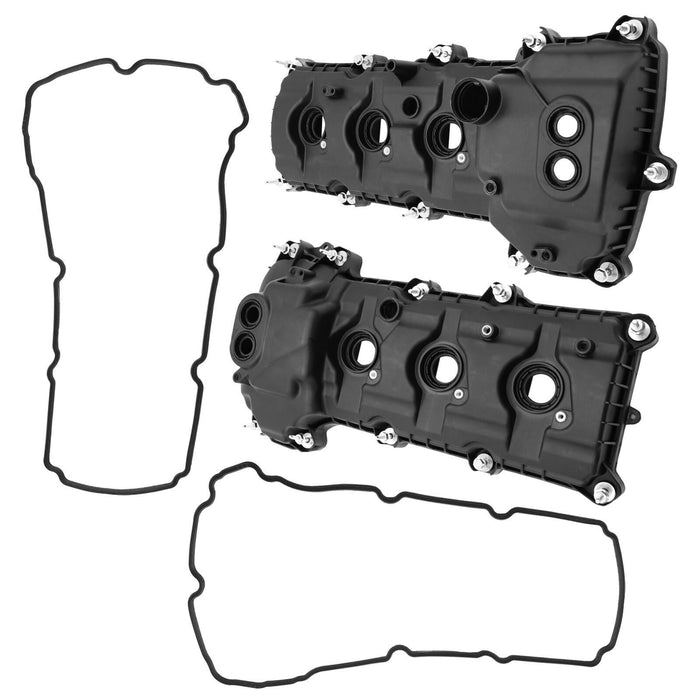 DURAFORCE 2x Left & Right Engine Valve Cover Ford Explorer F-150 Taurus 3.5L 3.7L DOHC