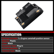 DURAFORCE Camshaft Position Sensor 5269704AB for 1996-2005 Dodge Chrysler Plymouth 2.0L