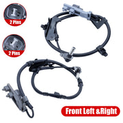 DURAFORCE Pair Front ABS Wheel Speed Sensors Left Right for Isuzu D-Max 2.5/3.0D 2003+
