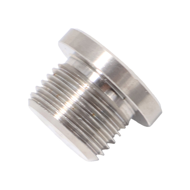 DURAFORCE 2 Pack Stainless Steel O2 Oxygen Sensor Bung & Hex Plug Kit M18 x 1.5