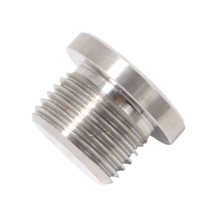 DURAFORCE 2 Pack Stainless Steel O2 Oxygen Sensor Bung & Hex Plug Kit M18 x 1.5