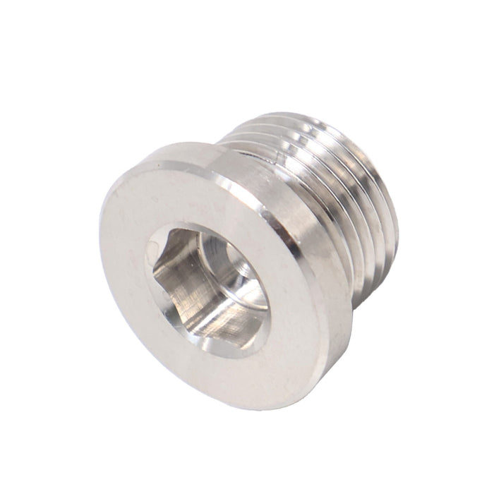 DURAFORCE 2 Pack Stainless Steel O2 Oxygen Sensor Bung & Hex Plug Kit M18 x 1.5