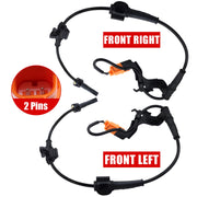 DURAFORCE Front Left & Right ABS Wheel Speed Sensor Pair for 2002-2006 Honda CR-V 2.4L