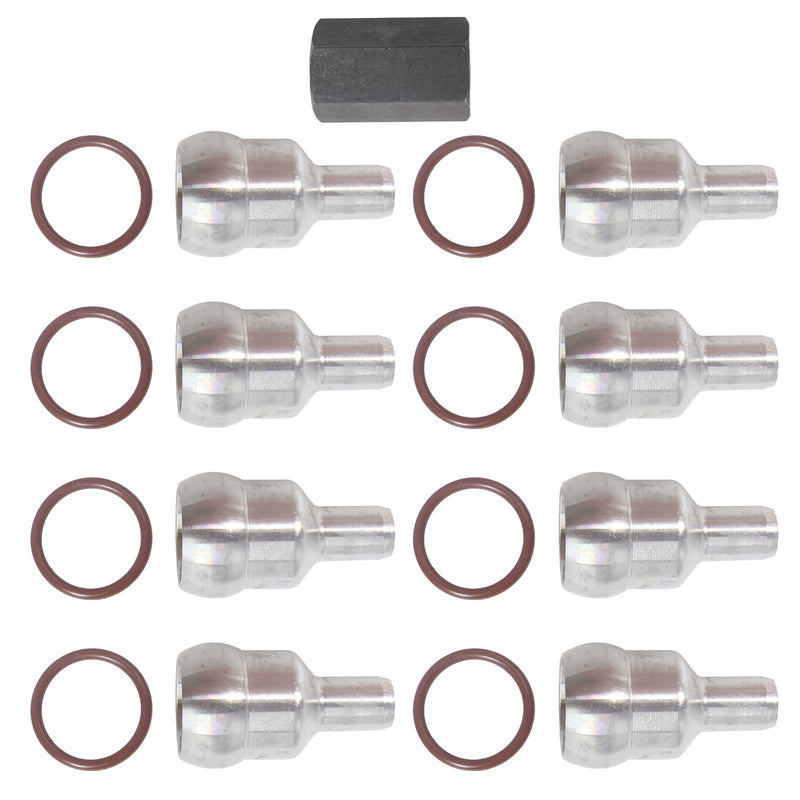 DURAFORCE High Pressure Oil Rail Repair Kit 5C3Z9T287ARM for 2003-2010 Ford 6.0L Powerstro