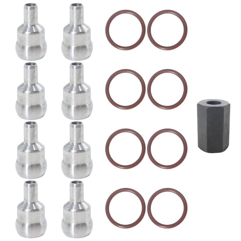 DURAFORCE High Pressure Oil Rail Repair Kit 5C3Z9T287ARM for 2003-2010 Ford 6.0L Powerstro