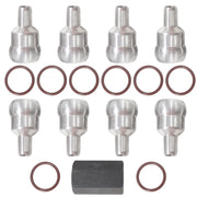 DURAFORCE High Pressure Oil Rail Repair Kit 5C3Z9T287ARM for 2003-2010 Ford 6.0L Powerstro