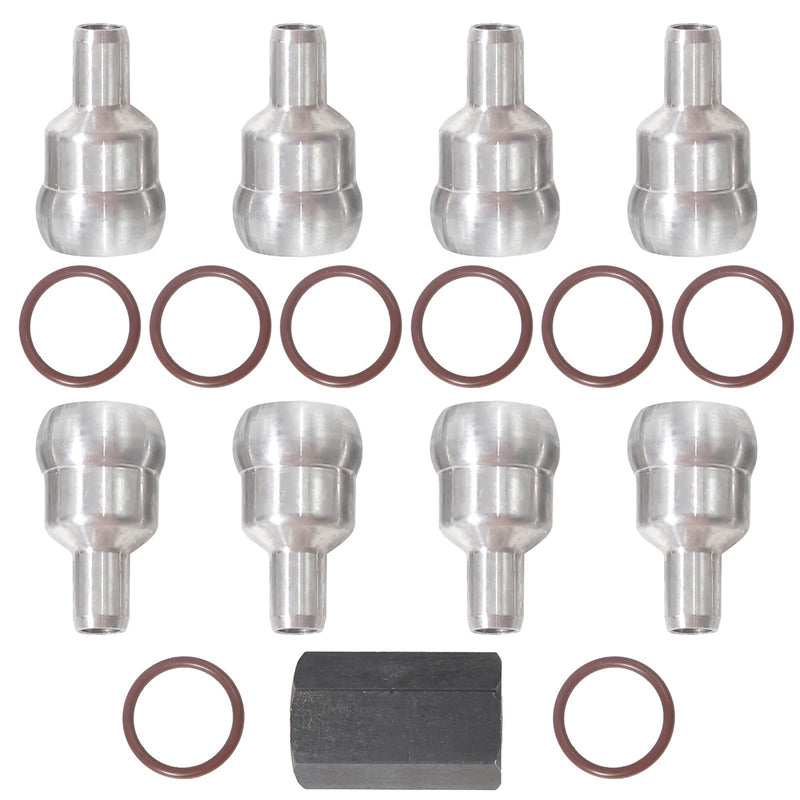 DURAFORCE High Pressure Oil Rail Repair Kit 5C3Z9T287ARM for 2003-2010 Ford 6.0L Powerstro