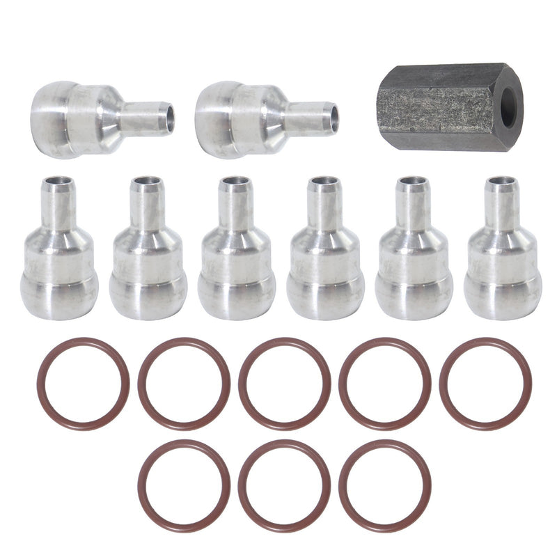 DURAFORCE High Pressure Oil Rail Repair Kit 5C3Z9T287ARM for 2003-2010 Ford 6.0L Powerstro