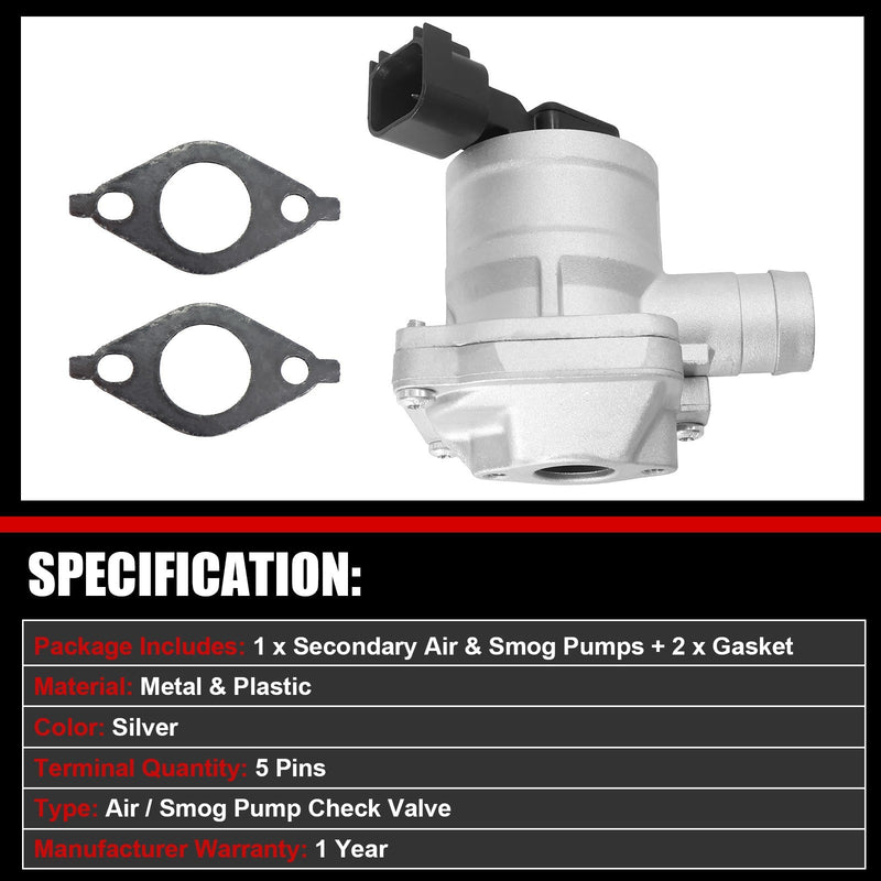 DURAFORCE Air Injection Check Valve 2005-09 LaCrosse Grand Prix Lucerne 3.8L 12619125