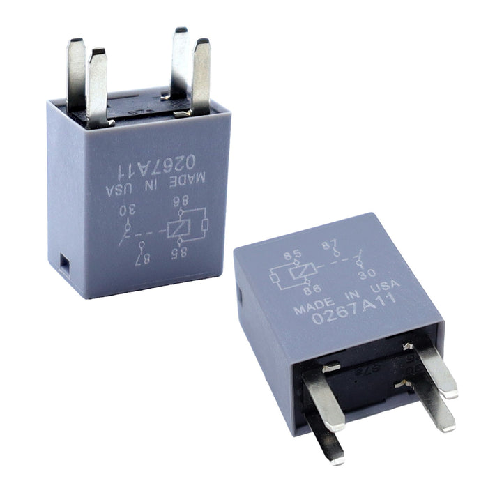 DURAFORCE 2PCS GM 4-Pin High Power Relay 13500114 12088567 Multi-Use 4 Terminal