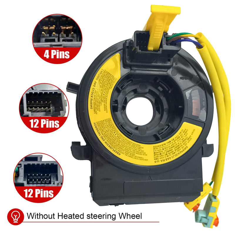 DURAFORCE New Spiral Cable Clock Spring 93490-3R120 for 2011-2013 Kia Optima Hybrid LX EX