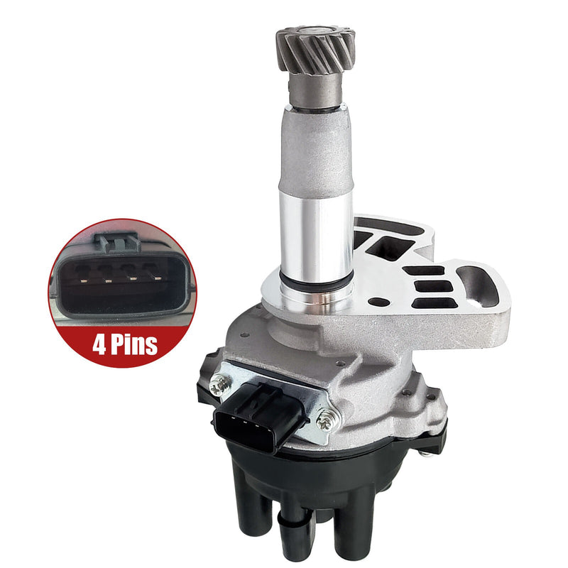 DURAFORCE Ignition Distributor w/ Cap & Rotor for Mazda MPV B2600 2.6L L4 1990-1994