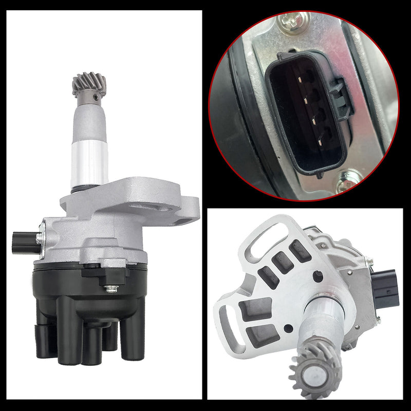 DURAFORCE Ignition Distributor w/ Cap & Rotor for Mazda MPV B2600 2.6L L4 1990-1994